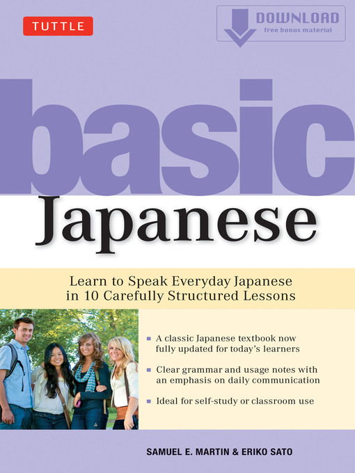Title details for Basic Japanese by Samuel E. Martin - Available